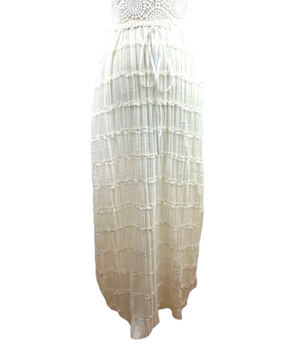 White semi sheer - semi,