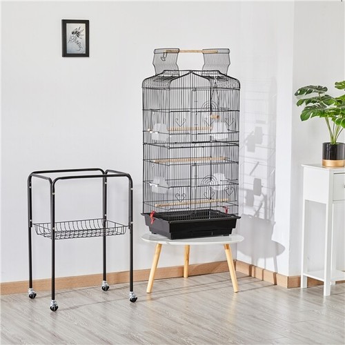 Inch open top bird cage - open,