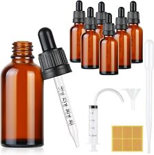 6 Pcs 30ml Amber Glass Pipette