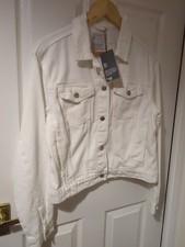 Primark Size Small White Denim