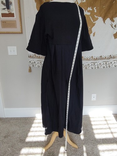 Cos navy mid length - navy, mid-length