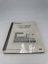 Yamaha AW16G Owner's Manual
