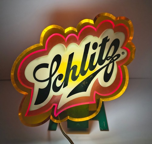 Schlitz beer acrylic back - schlitz,