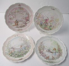 Royal Doulton Wind in the Willows Set of Four Plates - Made in England