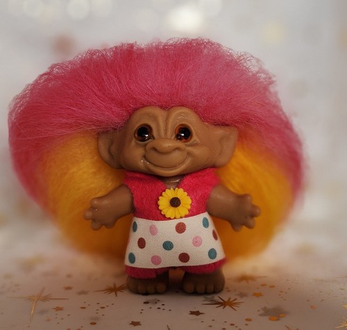Custom vintage dam troll doll - dam,