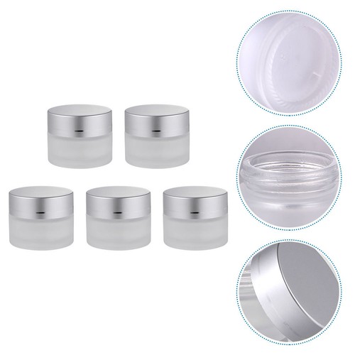 Pcs mini glass - jars, with