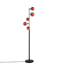 John Lewis Huxley Retro Style Floor Lamp H163 x Dia.25cm (Marked/Missing Items}