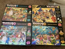 Wasgij 1000-Piece Jigsaw Puzzle Bundle 7 in Pack