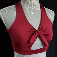 pole dance wear racer back top size 8 new lined 