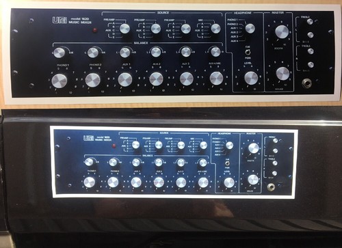 Urei 1620 music mixer bumper