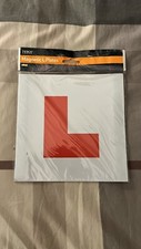 Drivers L Plates UK Learner | Magnetic Exterior Pair | Brand New Sealed ✅