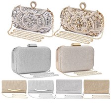 Women Evening Clutch Bag for Banquet Wedding Party Prom Handbag Glitter Purse