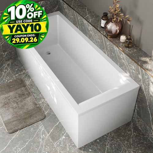 Modern bathroom single - single, ended