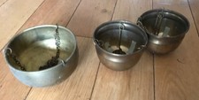 3x Vintage Brass Balance Scale