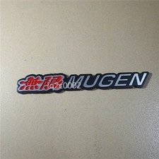 1x Red Big Matte MUGEN 3D New Metal Emblem Decal Badge Sticker Tailgate AWD Door