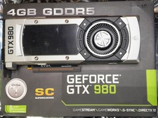 EVGA GTX 980 Nvidia 4GB GDDR5 SuperClocked
