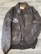 USAF A-2 Flight Jacket. Coopers Sportswear/ Saddlery. Goatskin.46L. UK shipping.