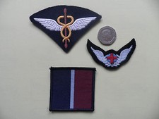 RAF Flight Medical Personnel badges, wings etc, Royal Air Force.  New.