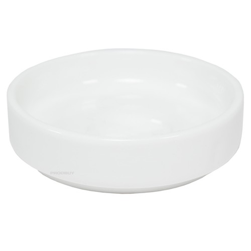 Set white ceramic - 6, butter