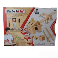 lansay 15101 fabrikid kit de fabrication building set saw hammer nails toy 