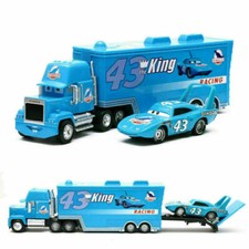 Disney Pixar Cars NO.43 King & Dinoco Mack Truck 1:55 Diecast Toy Car Loose New