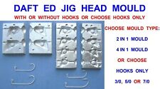 DAFT ED FISH JIG HEAD MOULD SEA FISHING TACKLE PIKE BASS POLLOCK LING COD LURE