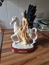the juliana collection figurine woman on horseback 