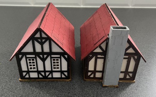 28mm medieval houses - 2, x