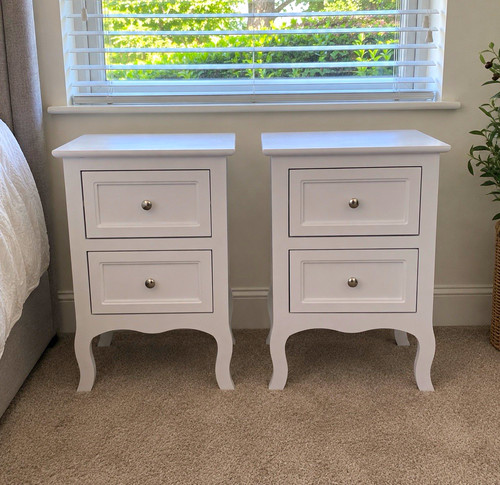 Set white bedside - white,