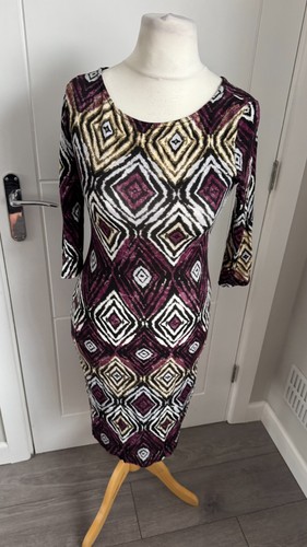 Evita purple geometric print - purple,