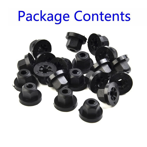 20x plastic nut - 20x, with
