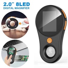 500X Digital Microscope 1080P 2" LCD Screen USB Video Magnifier Loupe UK