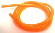 Fluorescent Solid Orange Silicone RC Nitro Glow Fuel Line Tube Pipe 1 Meter 1/10