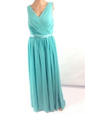 Womens A6 Formal Prom Ball Gown Long Party Evening Dress Wedding Pleated New