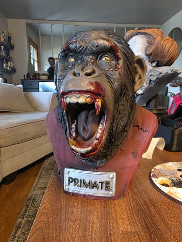 Ben primate movie bust - primate, horror