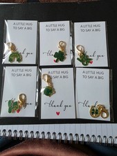 Irish Lucky Charm keyrings X6