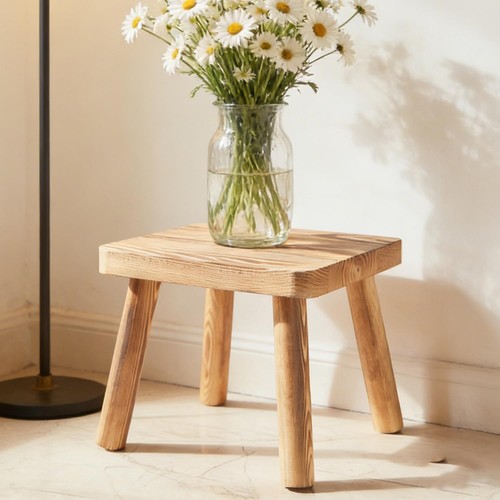 Jetaine small wooden - wooden, stool