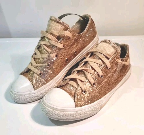Converse shoes glitter rose - shoes,