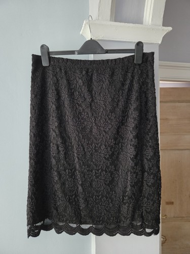 Black lace skirt - , wallis