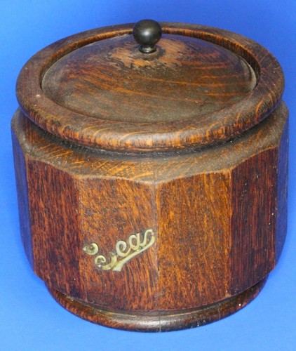 Antique vintage wooden tea
