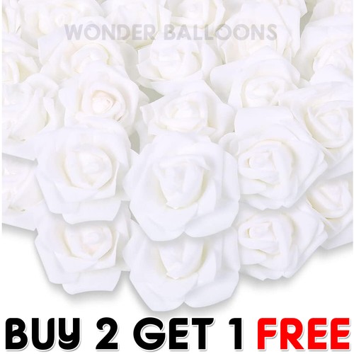 100 large foam roses - large,