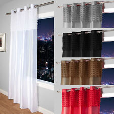 Elsa Faux Silk Eyelet Curtain