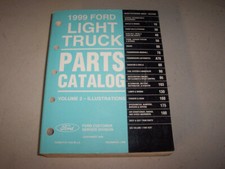 1999 Ford F250 Truck Parts Catalog Manual Work XL XLT Lariat Super Crew Cab Illu