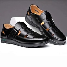 Mens Leather Summer Sandals