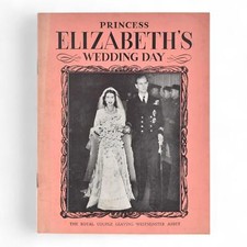 Princess Elizabeth's Wedding Day Souvenir Booklet Pitkin 1947 Royal Wedding