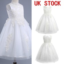 UK Kid Embroidered Flower Girl