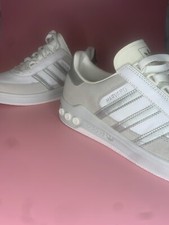 Get New Vintage Adidas Harvard UK8 EU42 CM26.5 US8.5 Premium White Suede