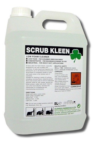Scrub kleen low foam - kleen, machine