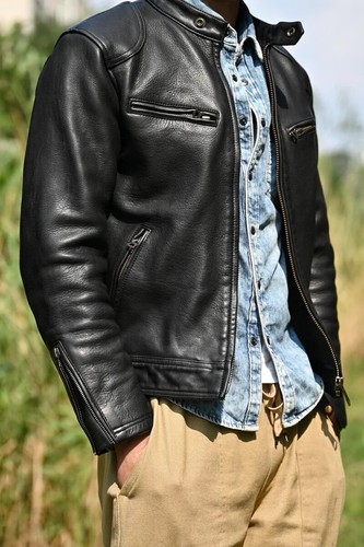 Vintage cowhide mens leather - vintage,