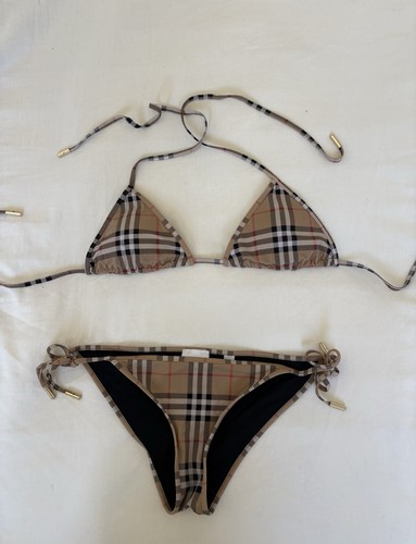 Burberry beige check piece - beige,